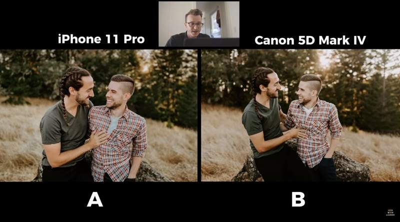 婚攝用《iPhone 11 Pro》實測拍婚紗照的效果　跟Canon拍起來相比竟然...