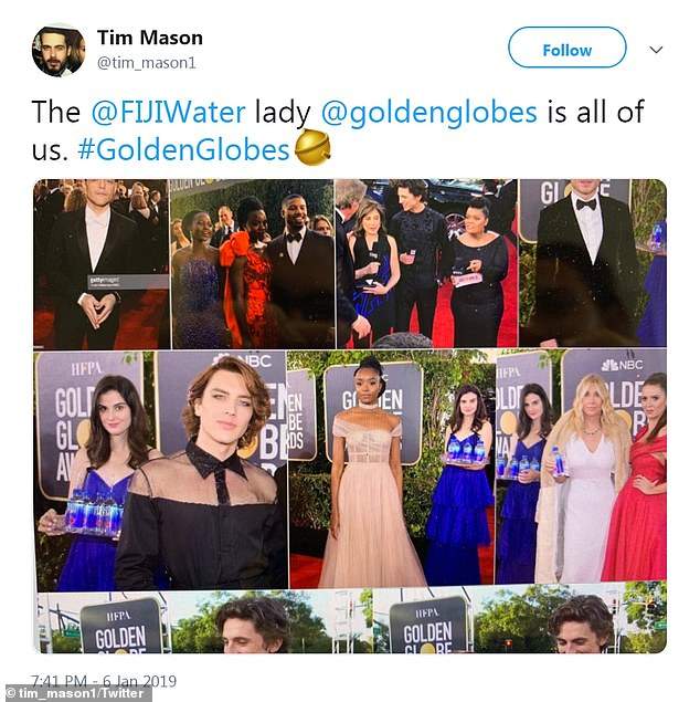 金球獎亮點《礦泉水小姐》無所不在一舉成名 行銷大成功 金球獎亮點《礦泉水小姐》無所不在一舉成名 行銷大成功