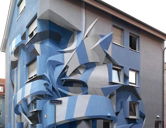 藝術家巧手創作《3D房子》這棟房子真的沒有扭曲 你看得出來嗎? 藝術家巧手創作《3D房子》這棟房子真的沒有扭曲 你看得出來嗎?