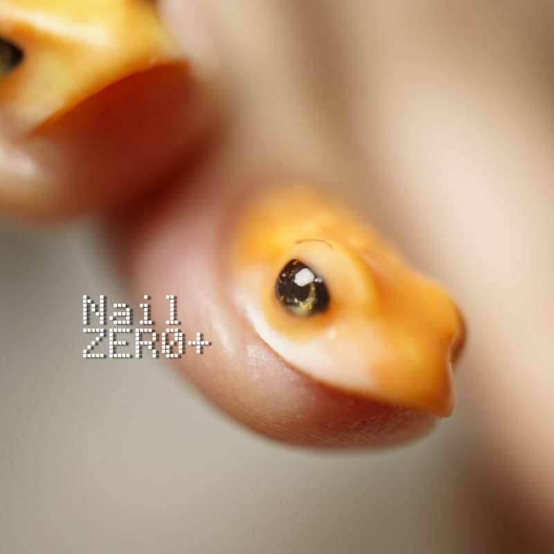 《爬蟲類美甲》不只皮膚質感，連豹紋壁虎的神情也完全再現...