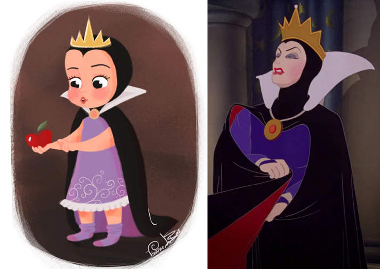 粉絲創作《迪士尼反派們的小時候》看起來竟然如此天真無邪...