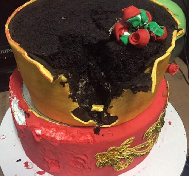 婚禮上發現《蛋糕是寶麗龍做的》新娘當場放聲大哭...