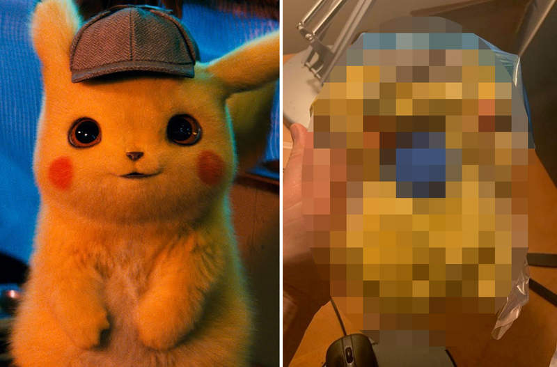 網購《名偵探皮卡丘》絨毛玩具 收到時皮卡丘他媽都認不出來