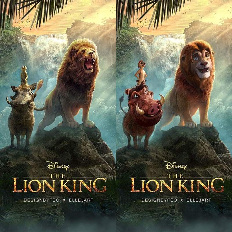 藝術家將寫實版《獅子王》還原成動畫模樣　我們熟悉的辛巴回來啦～