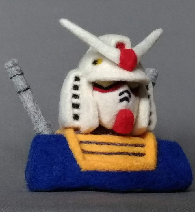 宅神人製作《鋼彈羊毛氈》這真是厲害兼可愛於一身作品