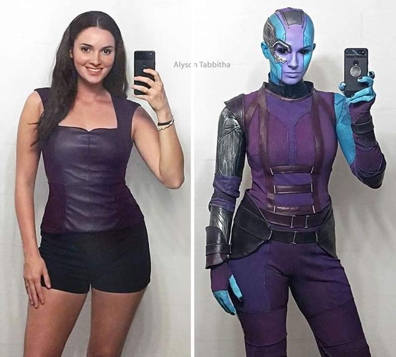 扮什麼像什麼《Alyson Tabbitha》超逼真Cosplay技術讓人以為看到明星本人