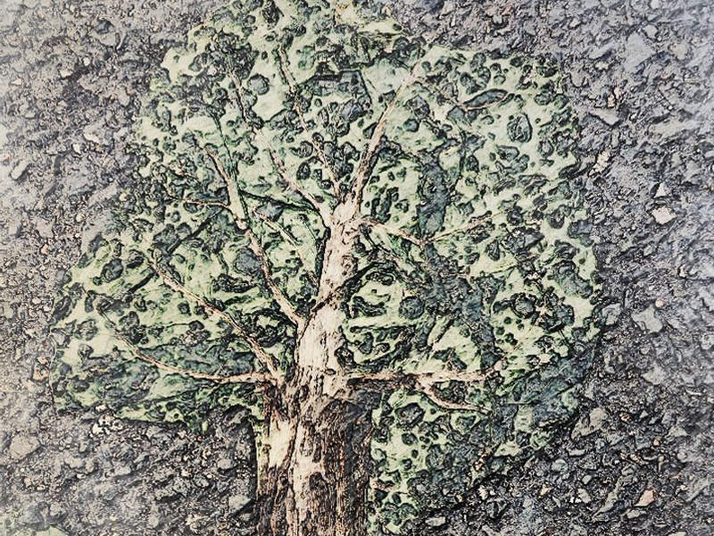 腦洞大開《被汽車輾過的蔬菜》看起來好像遊戲的「世界樹」啊