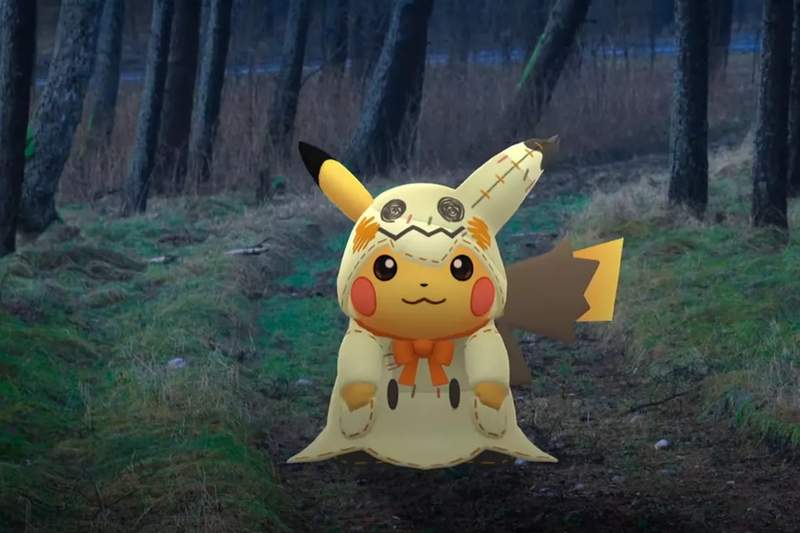 《 Pokemon GO》萬聖節特殊裝扮 嚮往皮卡丘的「謎擬Q」這次被皮卡丘cosplay了 《 Pokemon GO》萬聖節特殊裝扮 嚮往皮卡丘的「謎擬Q」這次被皮卡丘cosplay了