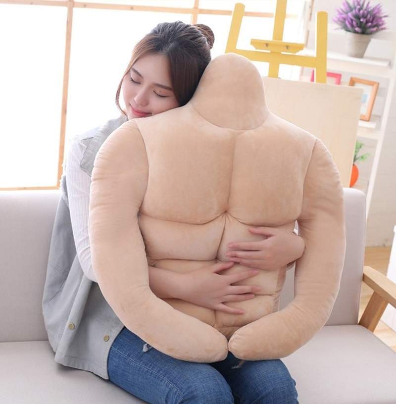 用六塊肌給你安全感《肌肉男友抱枕》今晚想對男友肌肌幹嘛都可以唷♥ 用六塊肌給你安全感《肌肉男友抱枕》今晚想對男友肌肌幹嘛都可以唷♥