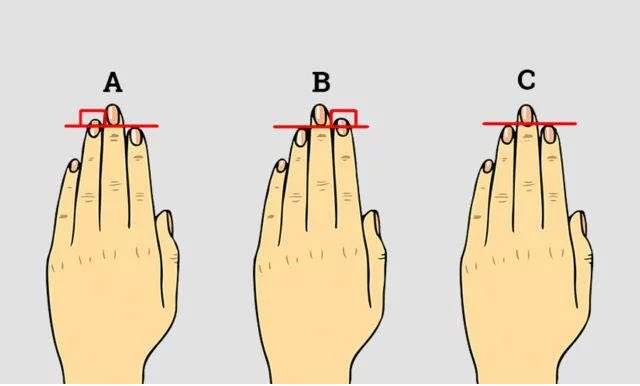 《手指長短看個性》從食指跟無名指的長短來看看你屬於哪種類型？