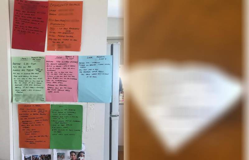 爸爸媽媽寫下《給保母注意事項對比圖》差太多網友都笑了 爸爸媽媽寫下《給保母注意事項對比圖》差太多網友都笑了