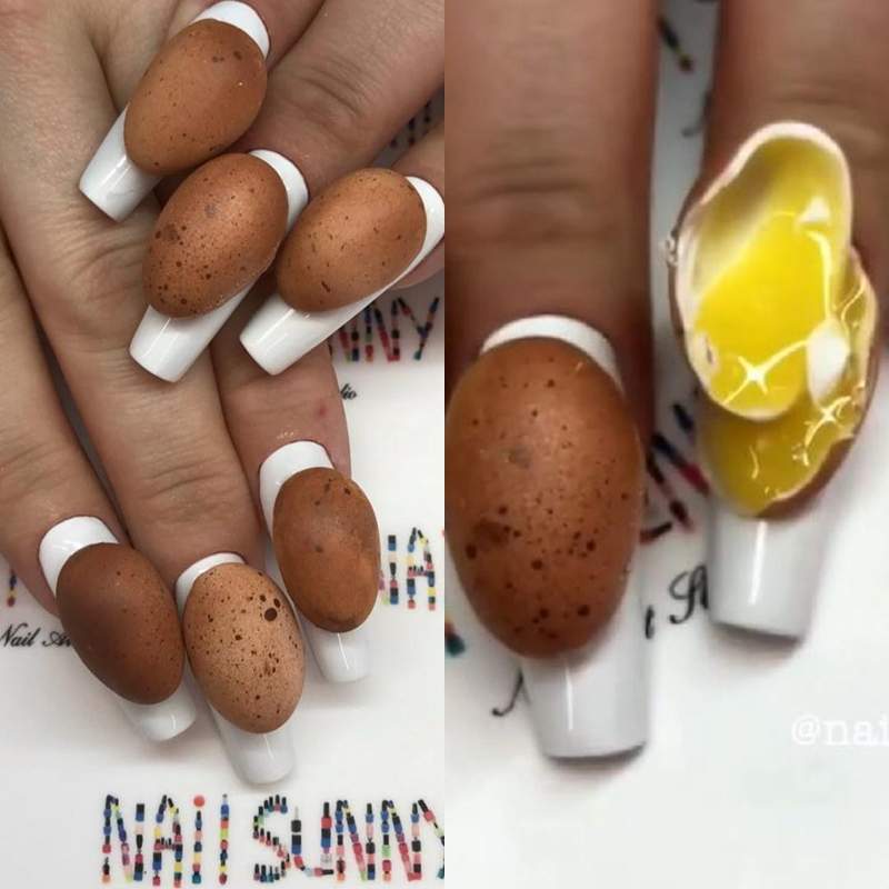 敲了真的會爆漿《雞蛋指彩》其概念來自那顆話題「蛋」