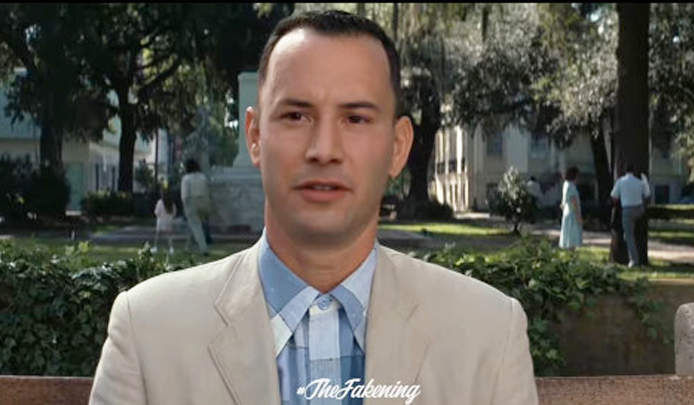 【有片】換臉特效催下去《讓基努李維來演阿甘正傳》讓基哥對你說〝人生就像一盒巧克力〞 【有片】換臉特效催下去《讓基努李維來演阿甘正傳》讓基哥對你說〝人生就像一盒巧克力〞