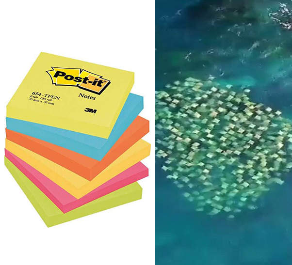 有沒有看錯《便條紙在海裡游泳》它們一定很想脫離辦公室的束縛對吧XD 有沒有看錯《便條紙在海裡游泳》它們一定很想脫離辦公室的束縛對吧XD