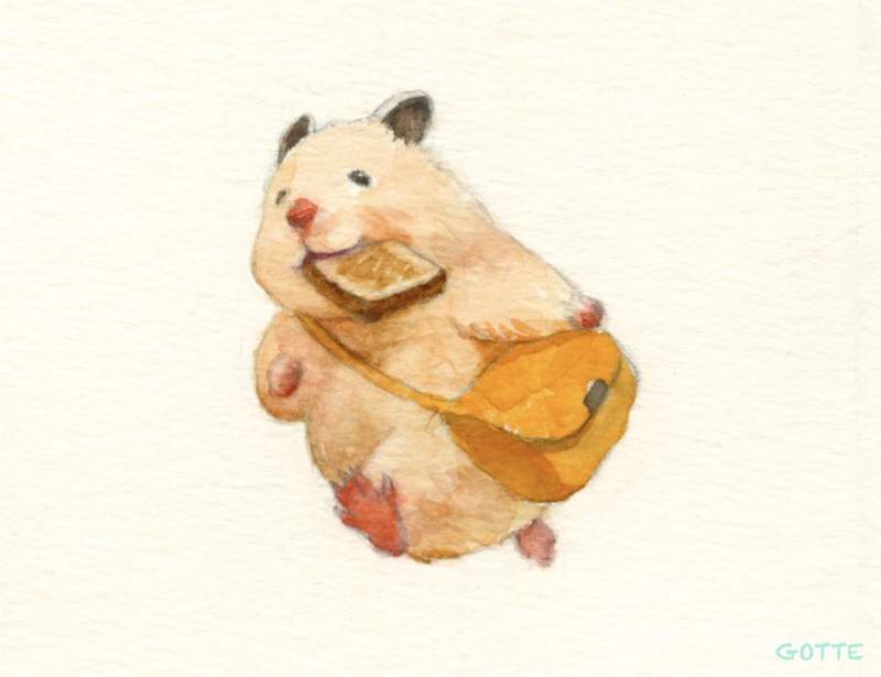 超萌治癒系《倉鼠日常插畫》「GOTTE」依自家倉鼠的形象作為靈感創作一系列作品 超萌治癒系《倉鼠日常插畫》「GOTTE」依自家倉鼠的形象作為靈感創作一系列作品