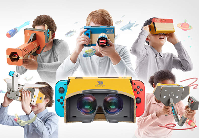 任天堂《Switch 玩 VR》最新厚紙板玩具「Nintendo Labo Toy-Con 04: VR」登場