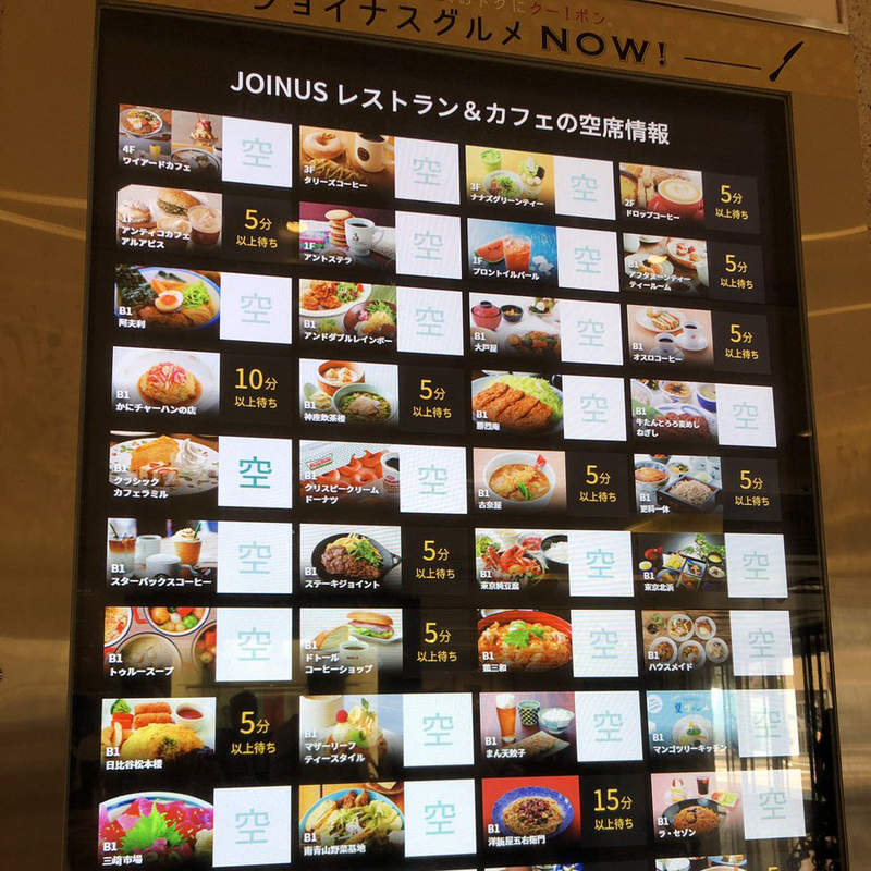 《超便利餐廳導覽》不需到店家詢問就能立即知道空位等待時間