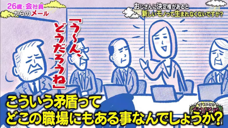 《大叔主導的世界》女生的喜好也是大叔開會決定 日本處處存在這種矛盾…… 《大叔主導的世界》女生的喜好也是大叔開會決定 日本處處存在這種矛盾……