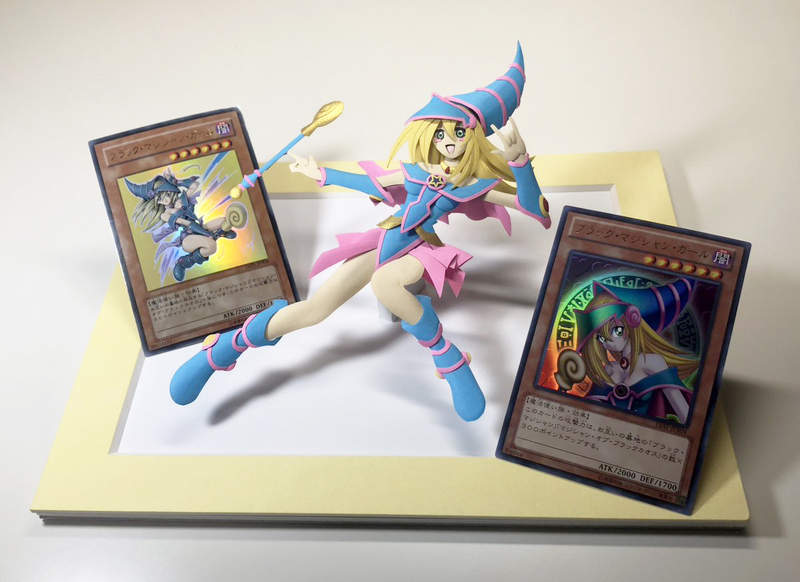 【神手工】《遊戲王黑魔導女孩》網友把我老婆用紙雕完整重現超級美(歐飛)