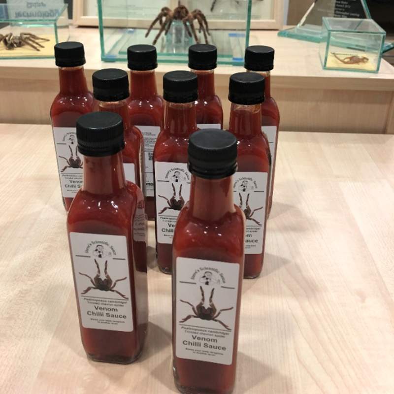 科學家研發《毒蜘蛛辣椒醬》吃起來的辣感就跟被蜘蛛咬傷一樣刻骨銘心