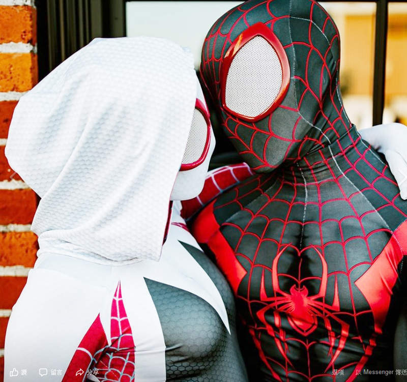 絕配COS《蜘蛛人:新宇宙》邁爾斯&關·史黛西這對情侶超級搭❤ 絕配COS《蜘蛛人:新宇宙》邁爾斯&關·史黛西這對情侶超級搭❤