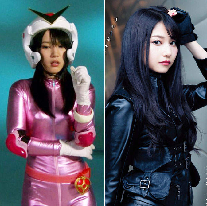 正妹聲優《雨宮天和內田真禮的緊身衣對比》網友壞壞挑過去特攝片的劇照是哪招