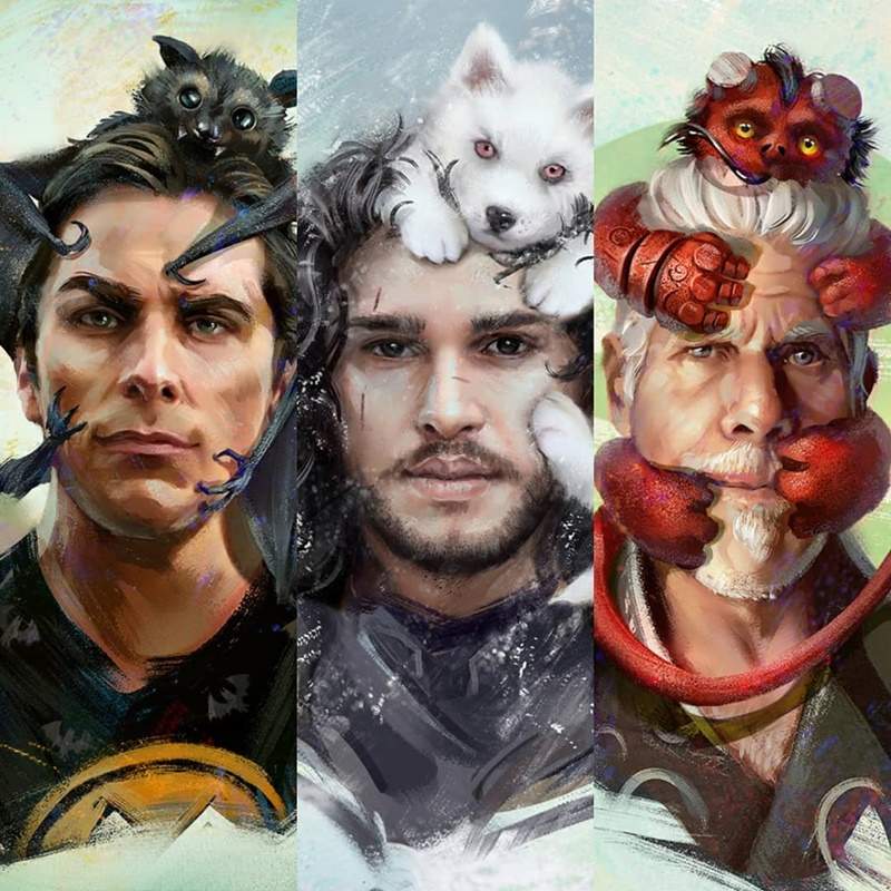 如果《電影角色養寵物》這些寵物根本就是他們的分身阿～