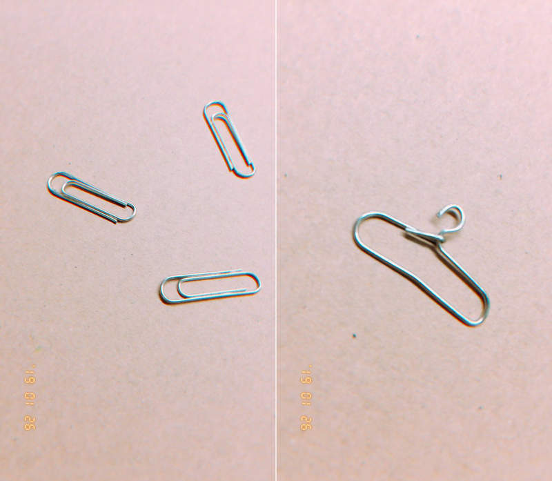 《迴紋針耳環收納》折出一個小衣架就可以讓你整理飾品變得更方便 《迴紋針耳環收納》折出一個小衣架就可以讓你整理飾品變得更方便