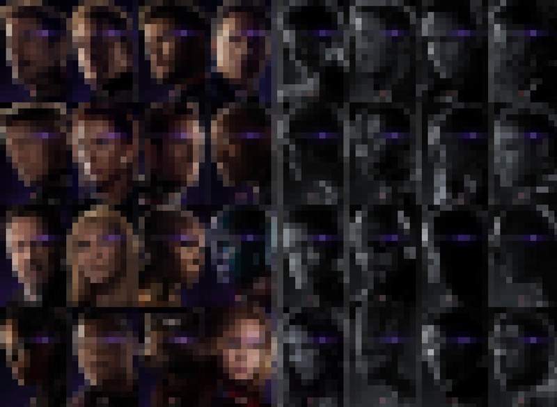 《復仇者聯盟:終局之戰》32張角色海報公開 活著是彩色掛了就是黑白的... 《復仇者聯盟:終局之戰》32張角色海報公開 活著是彩色掛了就是黑白的...