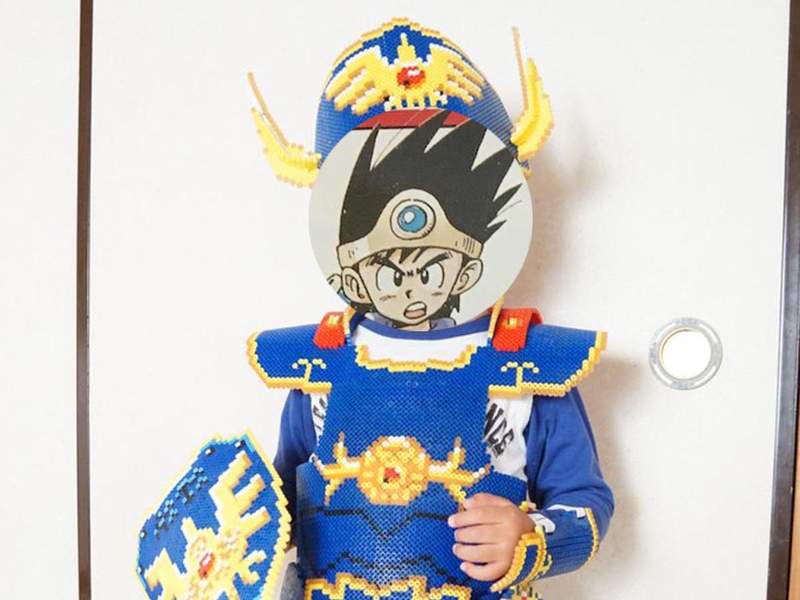 媽媽匠心爆發《用拼豆製作勇者鬥惡龍的羅德鎧甲》年僅四歲的小小勇者誕生 媽媽匠心爆發《用拼豆製作勇者鬥惡龍的羅德鎧甲》年僅四歲的小小勇者誕生