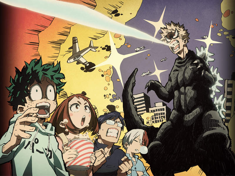 【有片】《我的英雄學院》新作劇場版 視覺海報釋出 爆豪帥氣變身「爆吉拉」