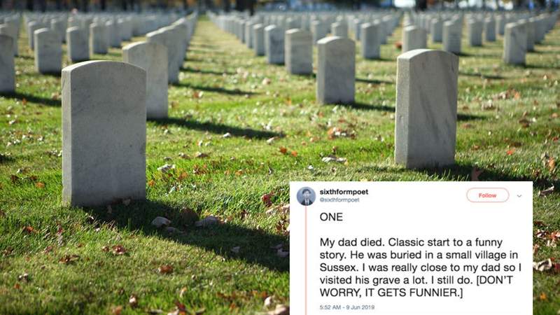 推特話題《我和老婆因為掃墓結緣》 掃墓不稀奇後面才是真正超展開⊙Д⊙