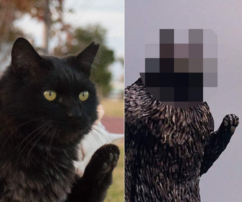 超爆笑還原模型《舉起左手的肌肉貓》這就是王者俾倪天下的氣勢 超爆笑還原模型《舉起左手的肌肉貓》這就是王者俾倪天下的氣勢