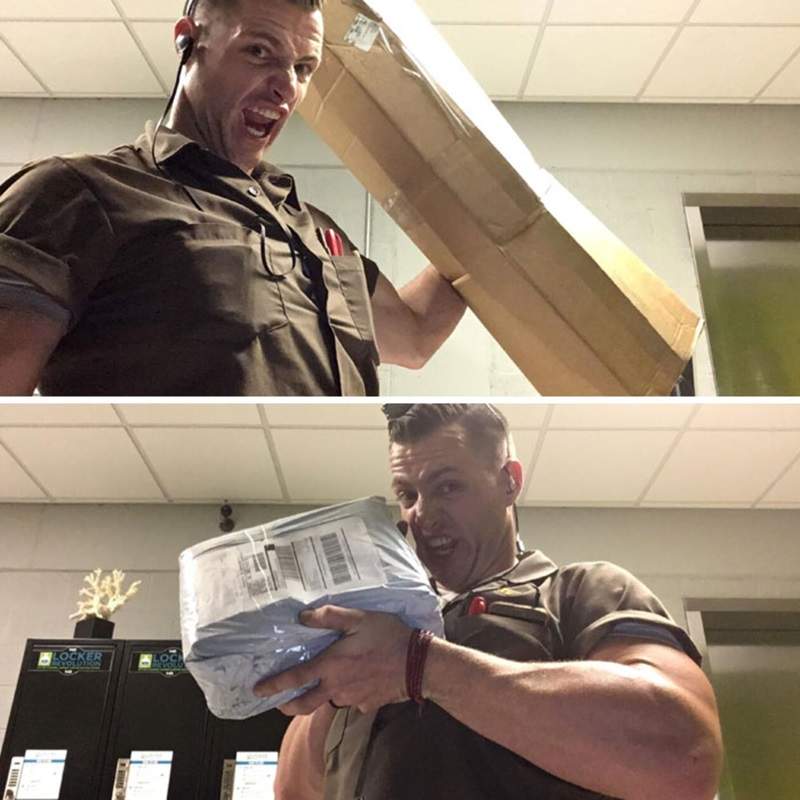 讓收貨人超開心的《幽默快遞員》讓他們送貨超級嘿皮的阿~ 讓收貨人超開心的《幽默快遞員》讓他們送貨超級嘿皮的阿~