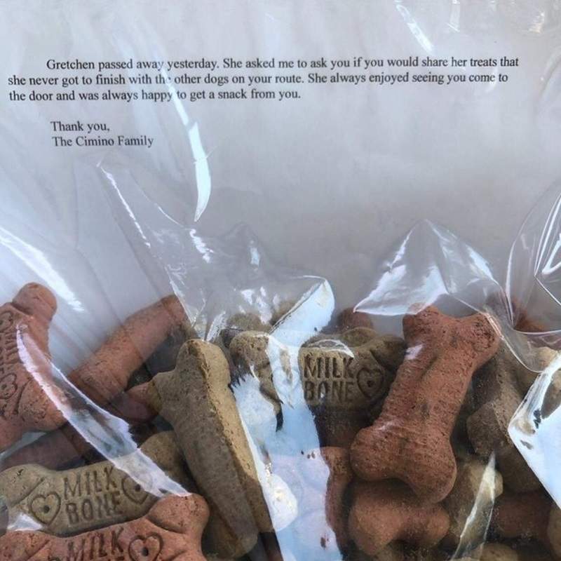 有洋蔥《過世狗狗寄的信》郵差的暖心舉動讓飼主替愛犬感謝對方