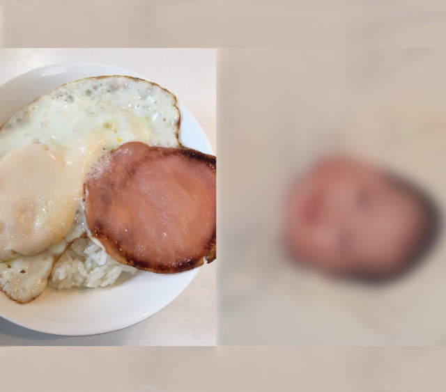 日常的既視感《這火腿蛋跟30年前的我一樣》吃頓飯也能被這樣的畫面衝擊到XD