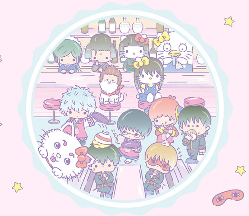 期間限定《銀魂×三麗鷗主題咖啡廳》又ㄎㄧㄤ又可愛的傢伙們太有趣啦