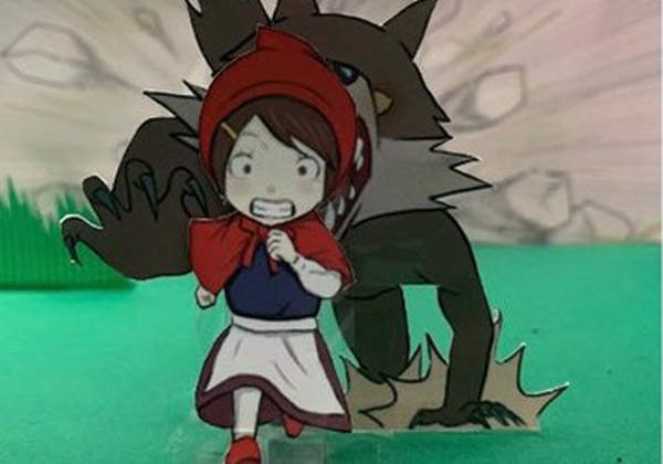 這不是七龍珠《小紅帽立體劇場》從來沒看過這麼動感的繪本XD