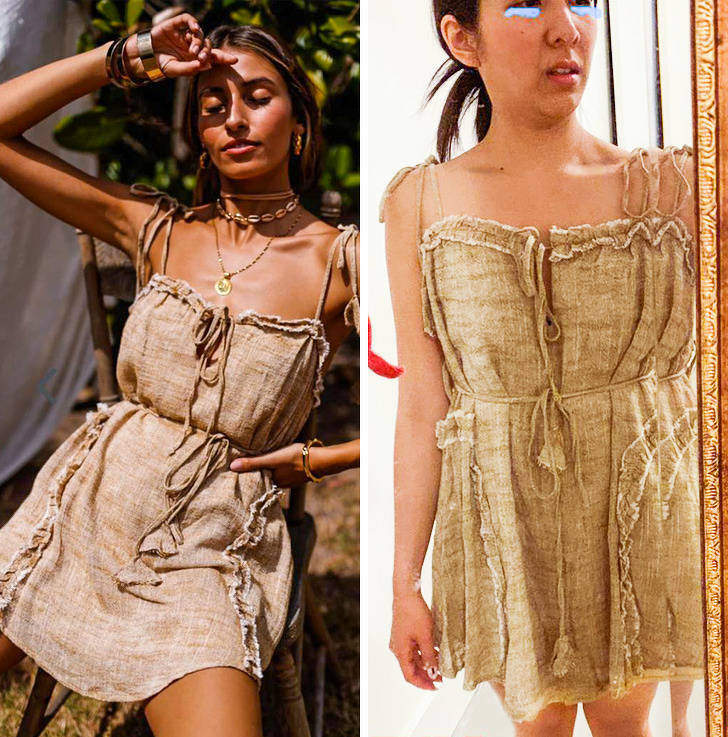 麻豆穿亞麻洋裝就是潮《我穿了像石器時代的衣服》老外版網拍後記欄也是充滿了辛酸XD