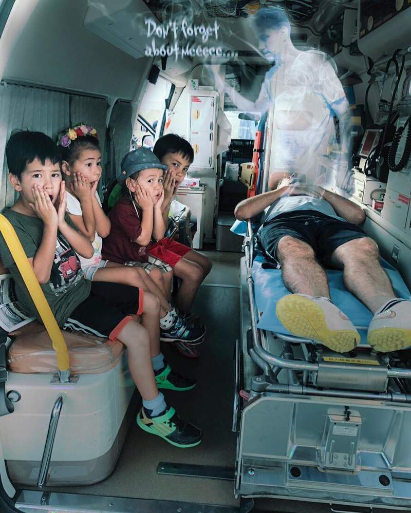 醫生呼籲《不要在救護車上拍照》救護車是救命用的不是給人拍照打卡的景點 醫生呼籲《不要在救護車上拍照》救護車是救命用的不是給人拍照打卡的景點