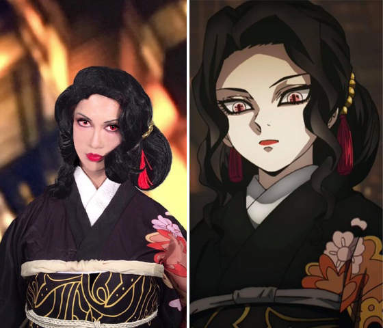 《叶恭子cos鬼舞辻無慘》女裝造型讓網友驚豔的超高完成度