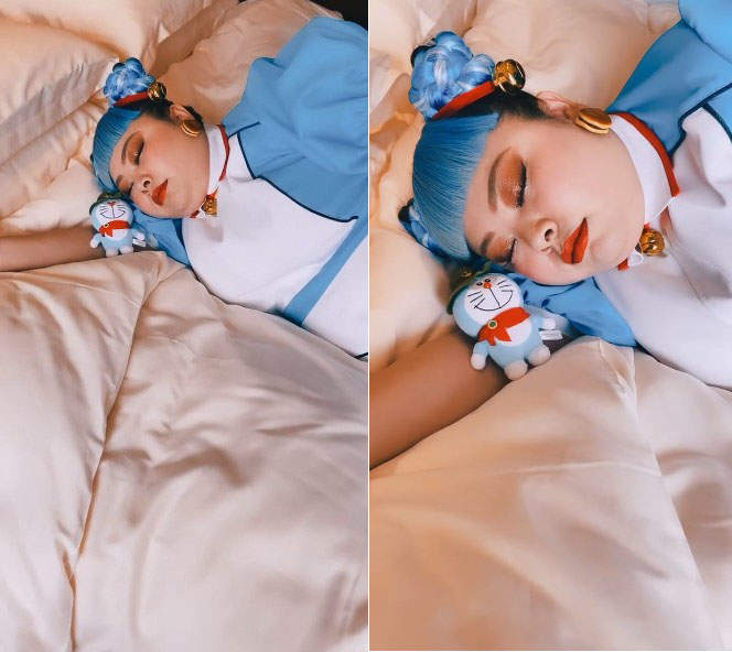 天使的睡顏《渡邊直美真實版哆啦A夢》其實是替電影宣傳的造型服裝啦 天使的睡顏《渡邊直美真實版哆啦A夢》其實是替電影宣傳的造型服裝啦
