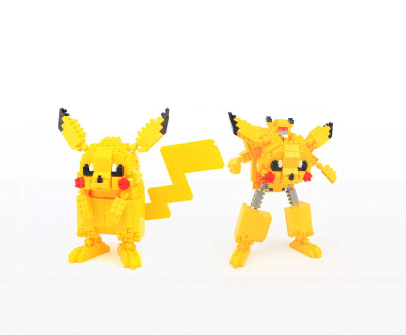 玩家手做《變形樂高寶可夢》某方面來說也能算是變形金剛了吧 玩家手做《變形樂高寶可夢》某方面來說也能算是變形金剛了吧