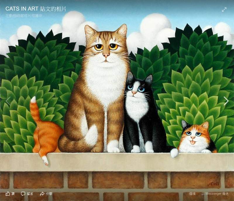 《出現在畫作裡的喵星人》從很久很久以前，畫家就開始描繪貓皇惹