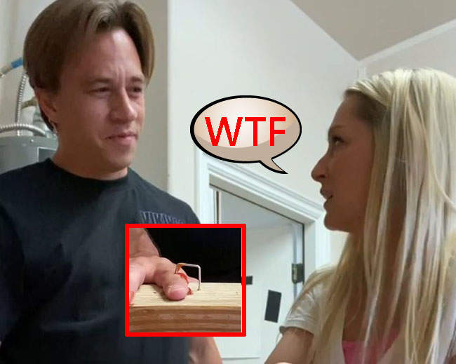 美國魔術師《惡整老婆系列影片》你看我的手被釘到了~哈哈騙你der 美國魔術師《惡整老婆系列影片》你看我的手被釘到了~哈哈騙你der