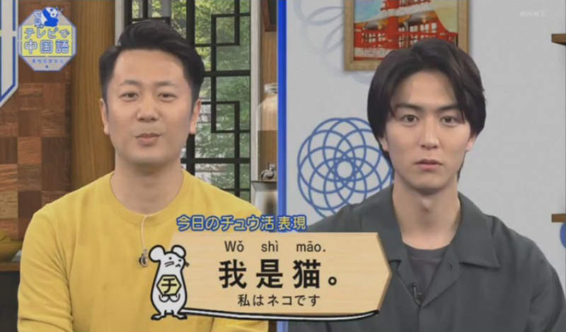《NHK看電視學中文》練習我是貓的情況應該怎麼說 日本網友吐槽這個例句一輩子用不到 《NHK看電視學中文》練習我是貓的情況應該怎麼說 日本網友吐槽這個例句一輩子用不到