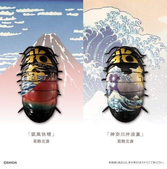 葛飾北齋名作上身《BUGARTS 浮世繪》結合藝術與玩具趣味性的巨型潮蟲誕生