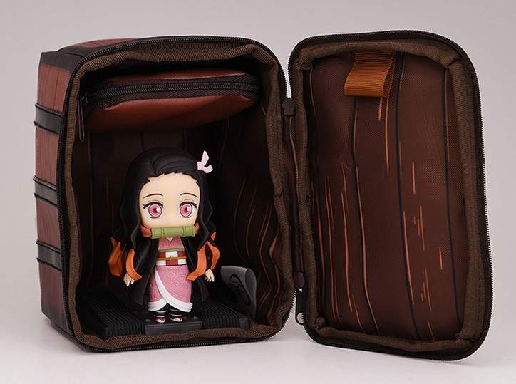 鬼滅宅小物《炭治郎木箱黏土人隨行包》這樣走南闖北就可以時時刻刻帶著禰豆子啦