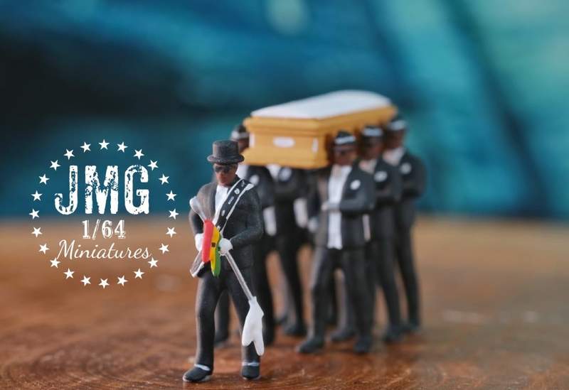 你出事他來扛!《1/64抬棺舞模型小人》就算只看圖我腦中也想起那個音樂惹 你出事他來扛!《1/64抬棺舞模型小人》就算只看圖我腦中也想起那個音樂惹