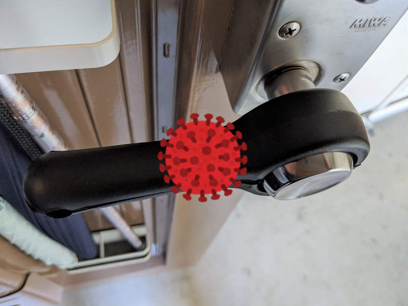 武漢肺炎對策《門把上的細菌貼紙》提醒小朋友常洗手的最佳方式